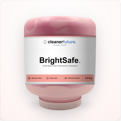 BrightSafe. Metal-safe machine detergent