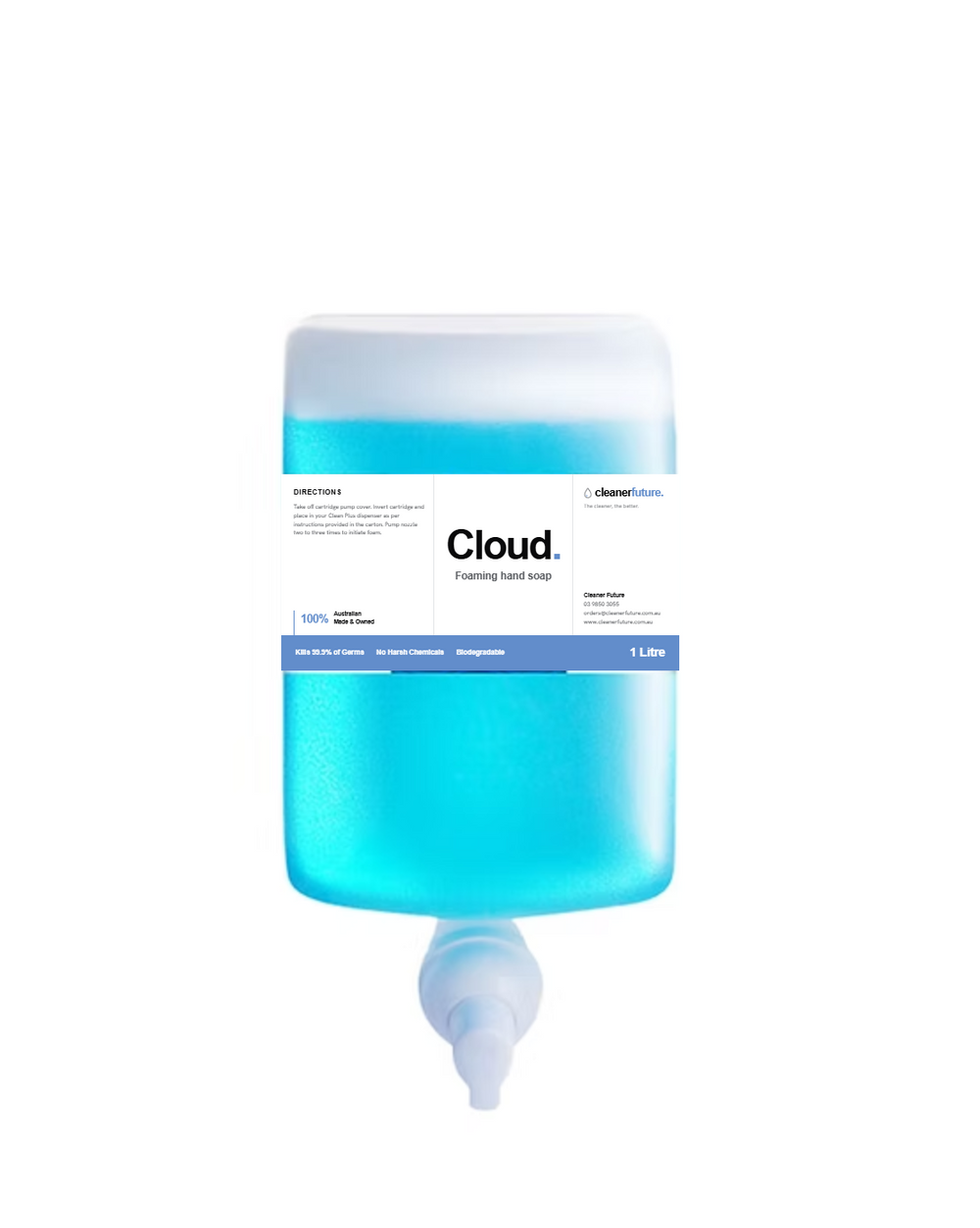 Cloud foaming hand wash 1L bladder