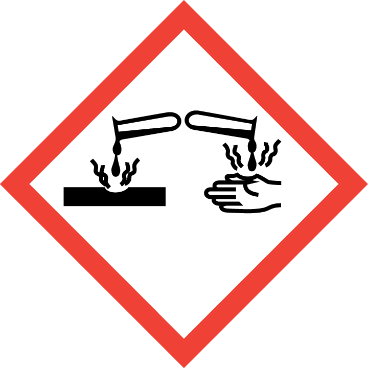 GHS05 corrosion pictogram