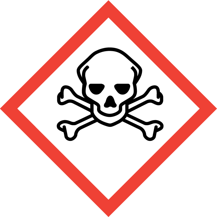 GHS06 skull and crossbones pictogram