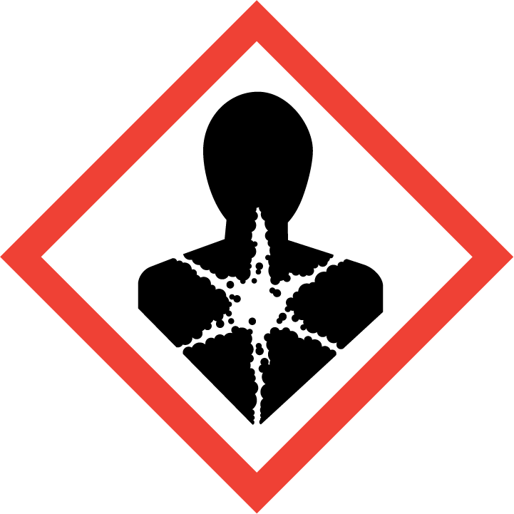 GHS08 health hazard pictogram