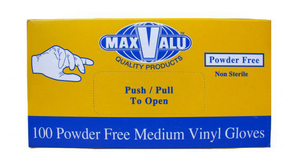 Vinyl Gloves Blue - Powder Free
